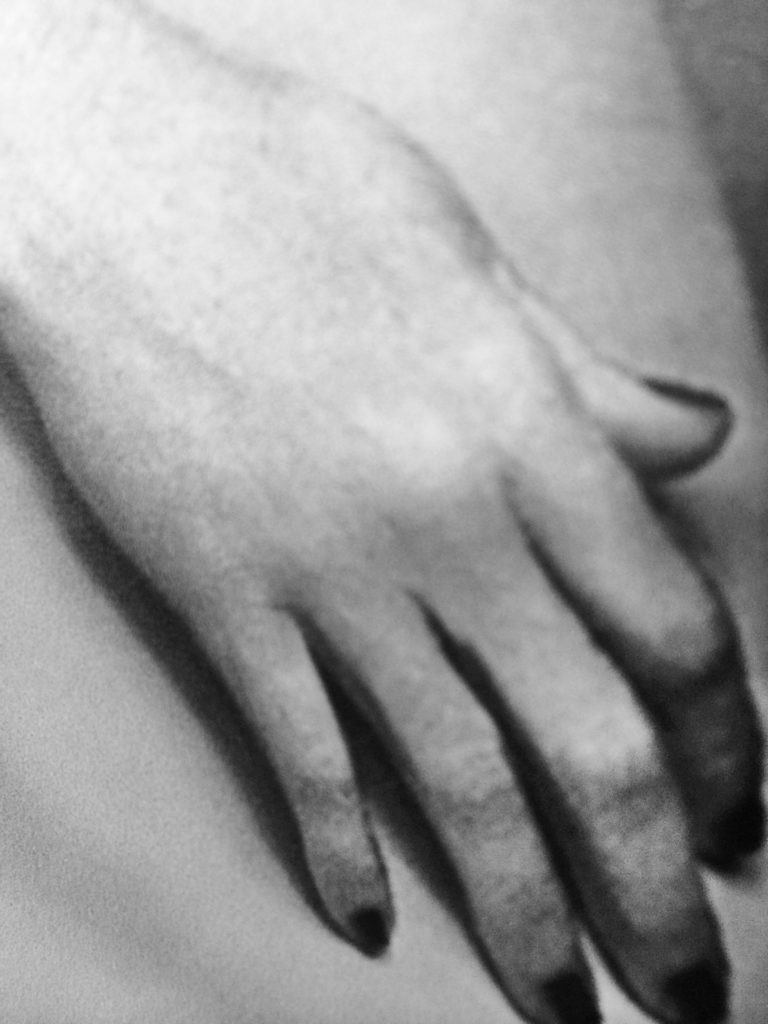 In the movies - Woman's Hand I - 2014, digital print - 11 1/4