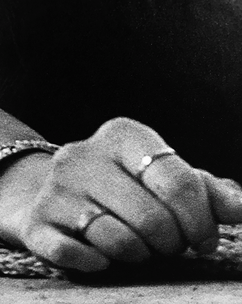 In the movies - Woman's Hand with Two Rings I - 2018, digital print - 11 1/4