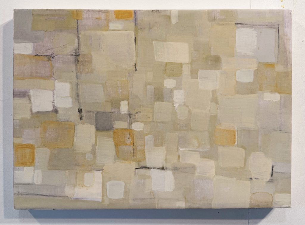 Drunk Steps - 2024, tempera on linen - 10