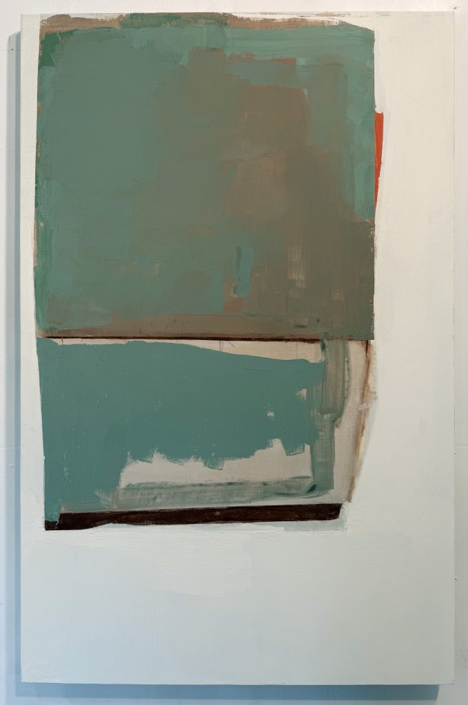 For Bill Traylor - 2026, tempera on linen - 34