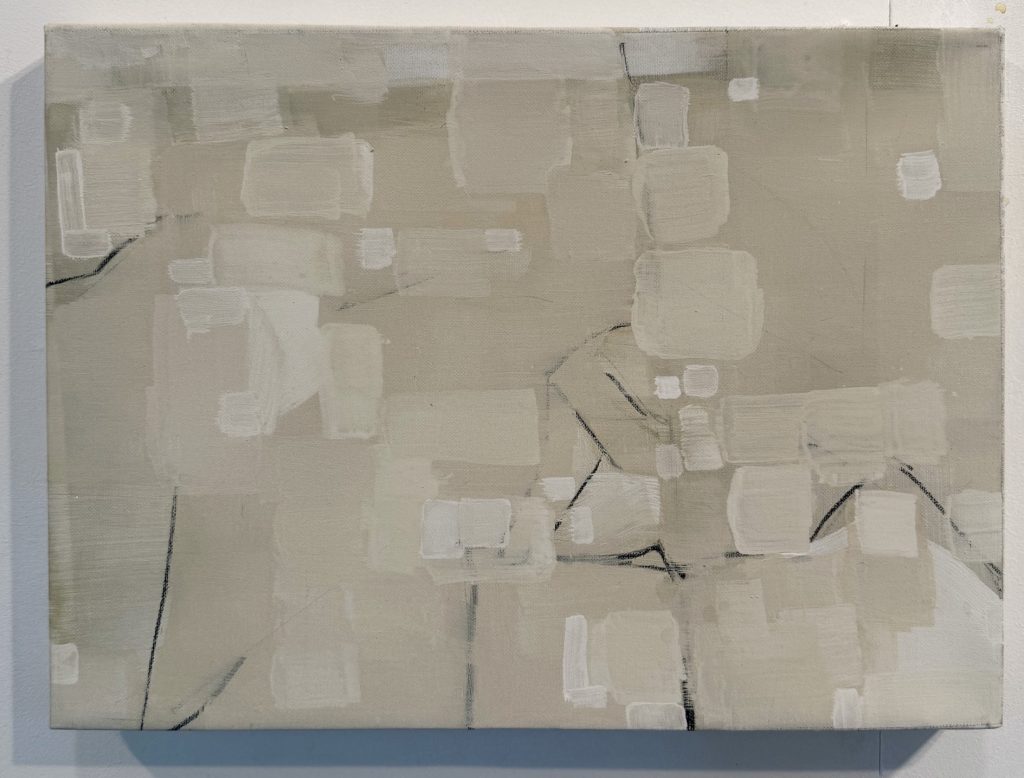 Untitled/Preste Atenção - 2024, tempera on linen - 10