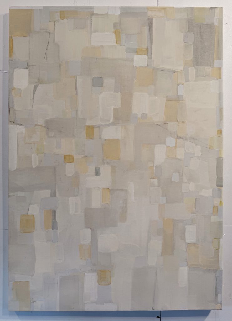 White Satin - 2025, tempera on linen - 34